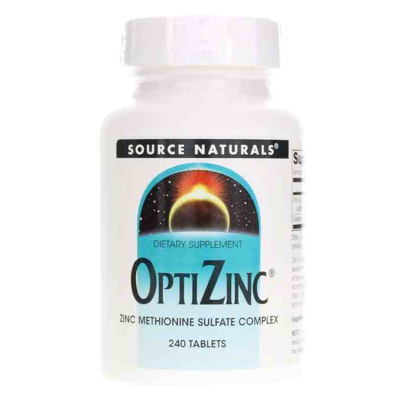 OptiZinc Zinc Methionine Sulfate Complex, Source Naturals